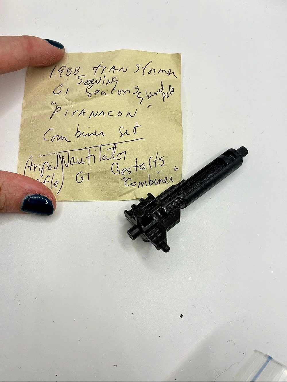 Hasbro Transformers G1 Nautilator Stand Gun / Weapon Accessory